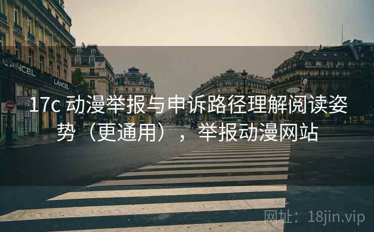 17c 动漫举报与申诉路径理解阅读姿势（更通用），举报动漫网站