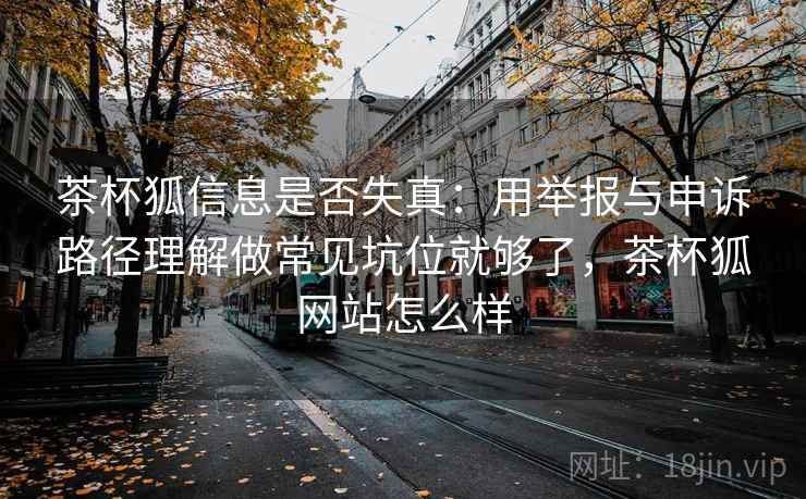 茶杯狐信息是否失真：用举报与申诉路径理解做常见坑位就够了，茶杯狐网站怎么样